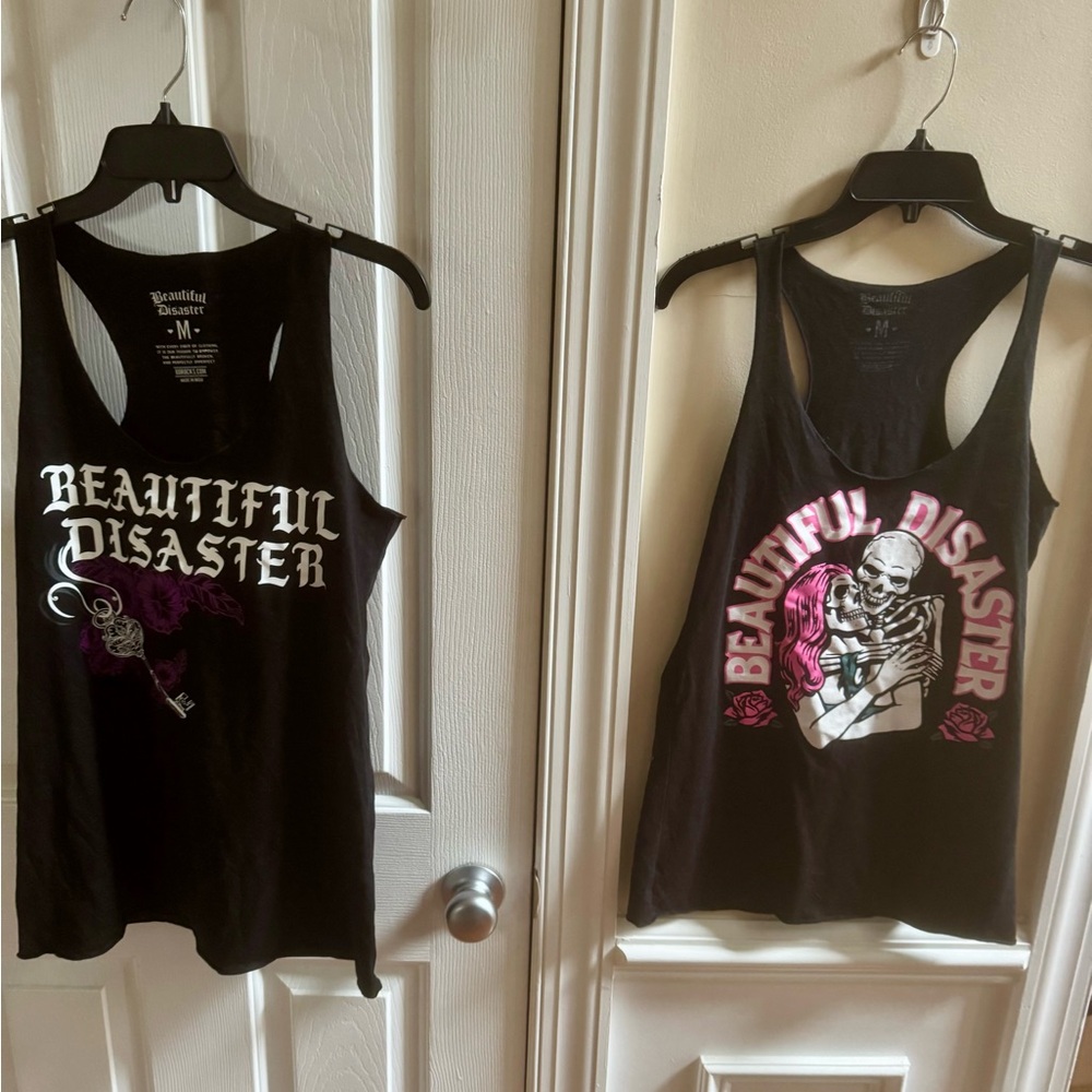 Beautiful Disaster Tank Tops
